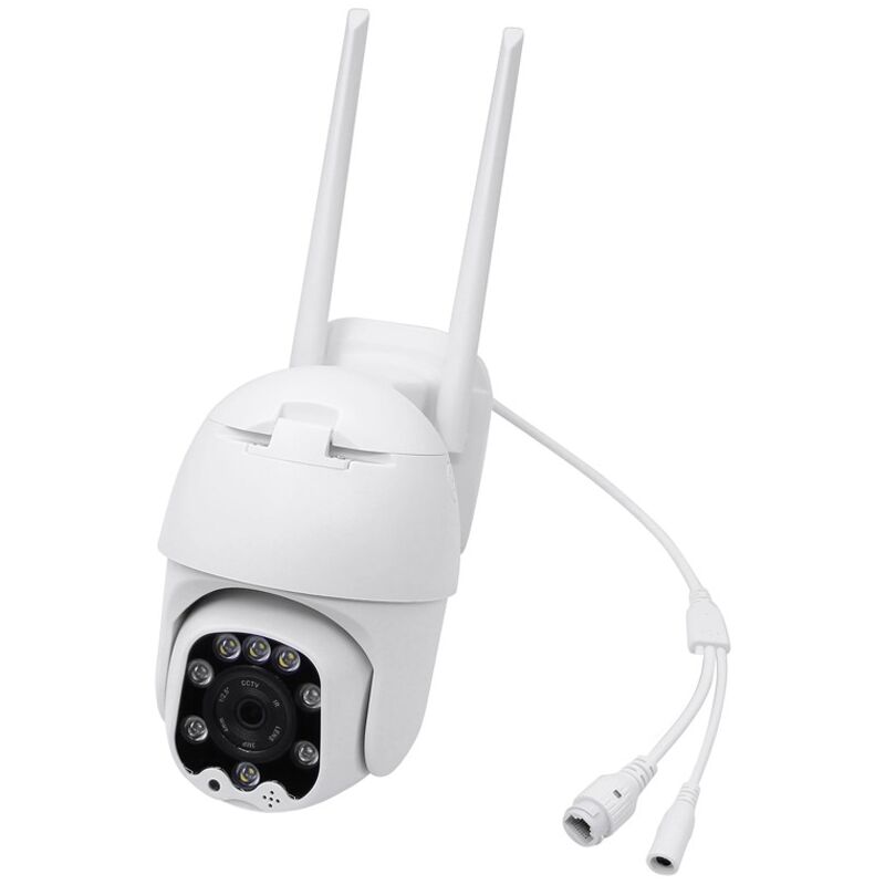 foto del prodotto tuya - telecamera dome ptz ad alta velocità smart wifi da esterno cctv 5.0 mp