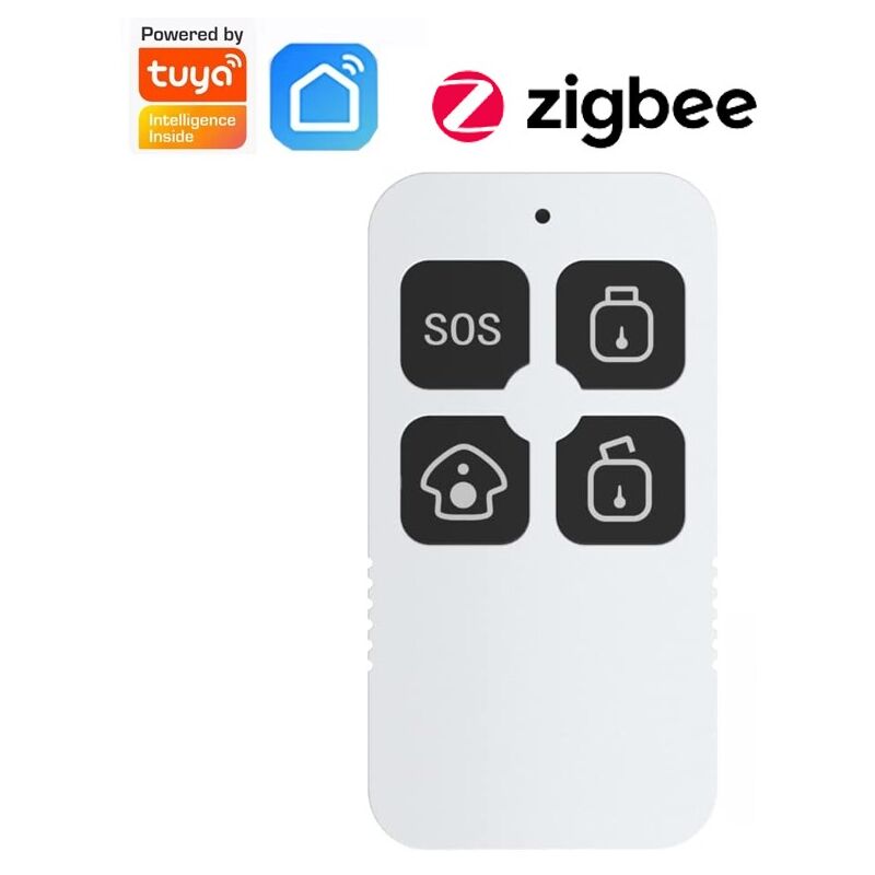 foto del prodotto tuya telecomando smart zigbee per sistemi di allarme