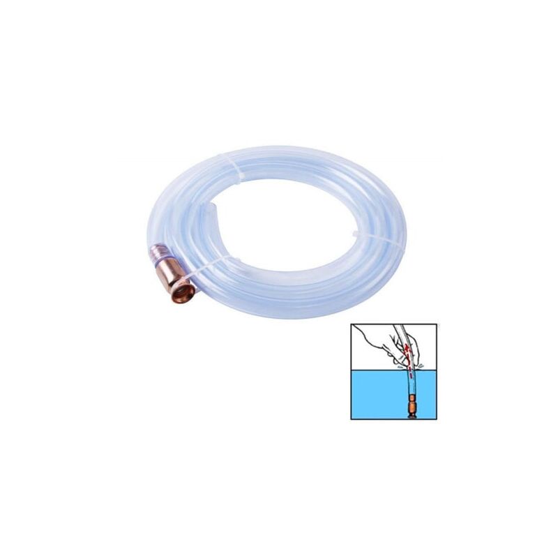 foto del prodotto tuyau siphon pompe manuelle pour carburant essence gasoil eau shaker siphon transf rer le liquid siphon auto amor ant tuyau de pompage automatique