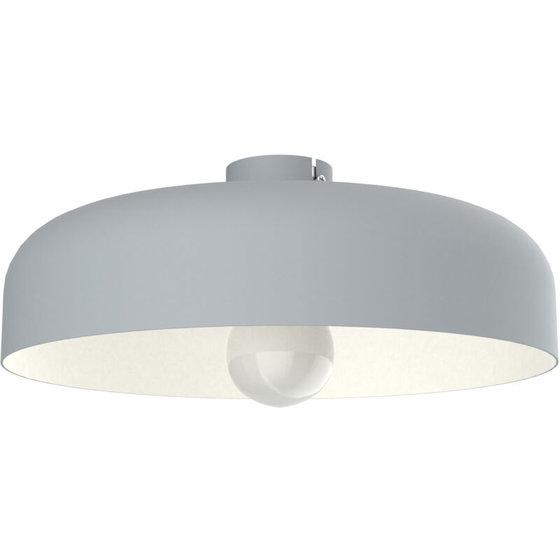 foto del prodotto tuzzi plafoniera, 1xe27, max 42w, metallo, grigio bianco, d.40cm lumicom