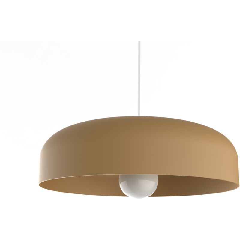 foto del prodotto tuzzi sospensione, 1xe27, max 42w, metallo, anodic gold, d.40cm - lumicom