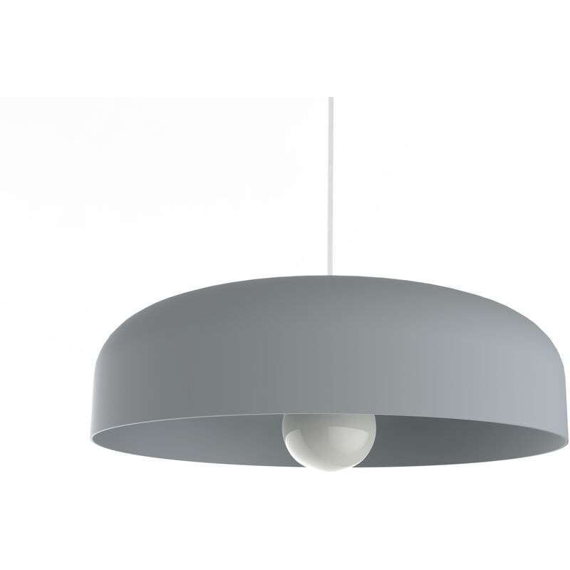 foto del prodotto tuzzi sospensione, 1xe27, max 42w, metallo, grigio, d.40cm lumicom