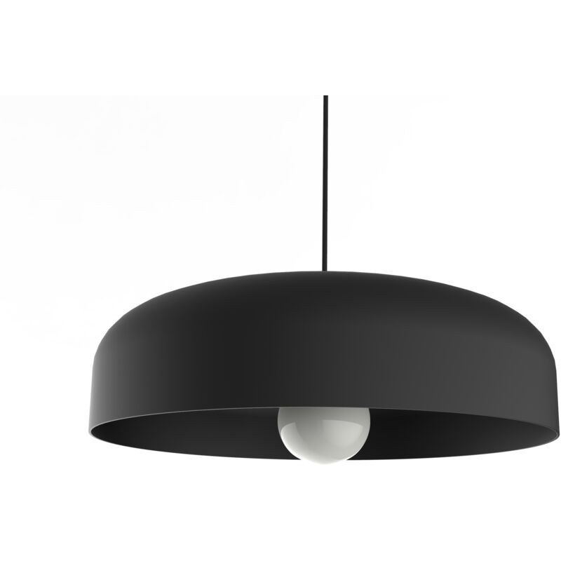 foto del prodotto tuzzi sospensione, 1xe27, max 42w, metallo, nero opaco, d.40cm lumicom
