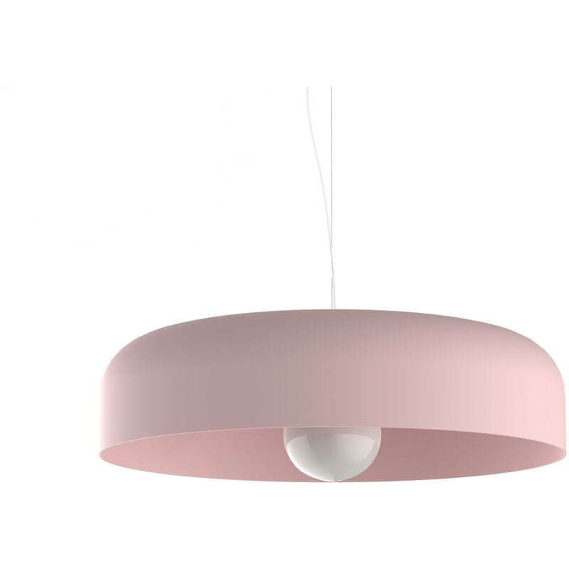 foto del prodotto tuzzi sospensione, 1xe27, max 42w, metallo, rosa, d.50cm lumicom