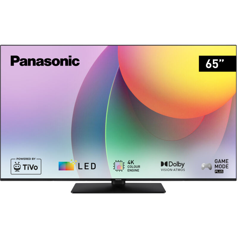 foto del prodotto tv smart 65' 4k ultra hd led tb65w60aez tivo nero - panasonic