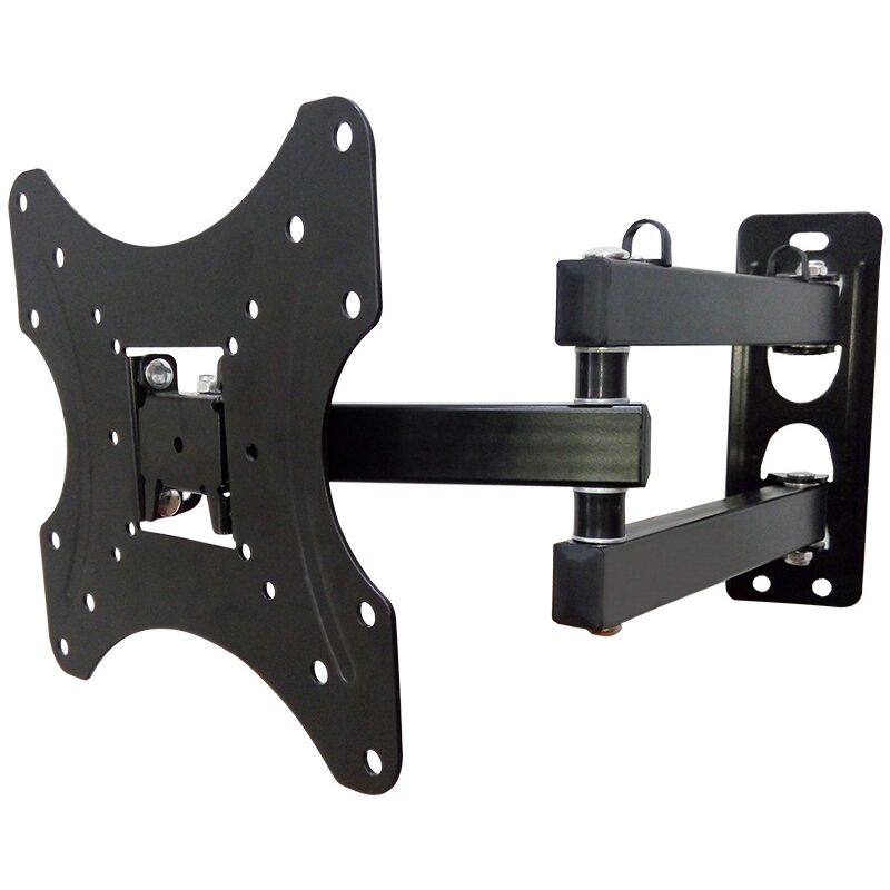 foto del prodotto tv wall mount for 14 32 led lcd plasma and curved screen, tilt and swivel tv arm max capacity 30kg
