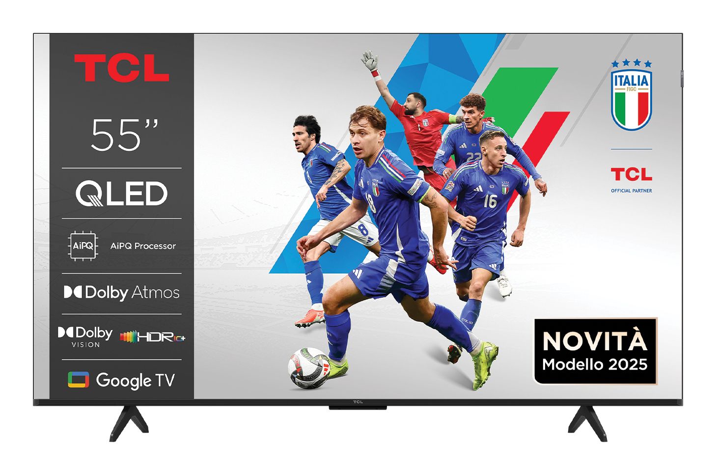 foto del prodotto tvc 55 qled 4k 120hz onkyo 2.1 alexa