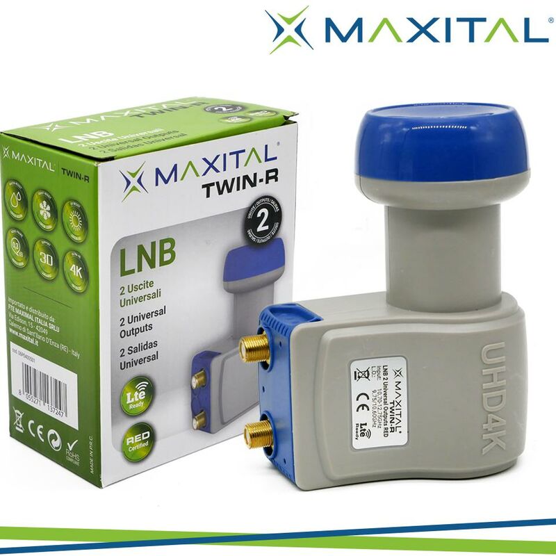 foto del prodotto twin r lnb 2 uscite universalired
