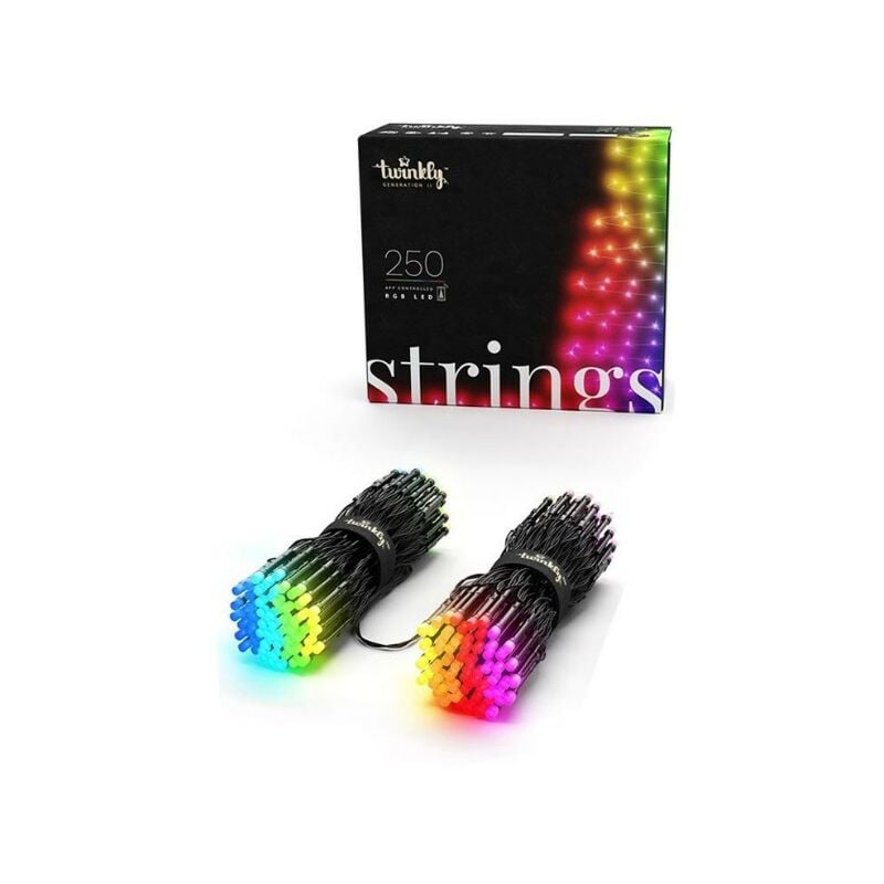 foto del prodotto twinkly strings catena 250 led multicolore rgb