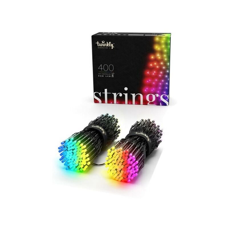 foto del prodotto twinkly strings catena 400 led multicolore rgb