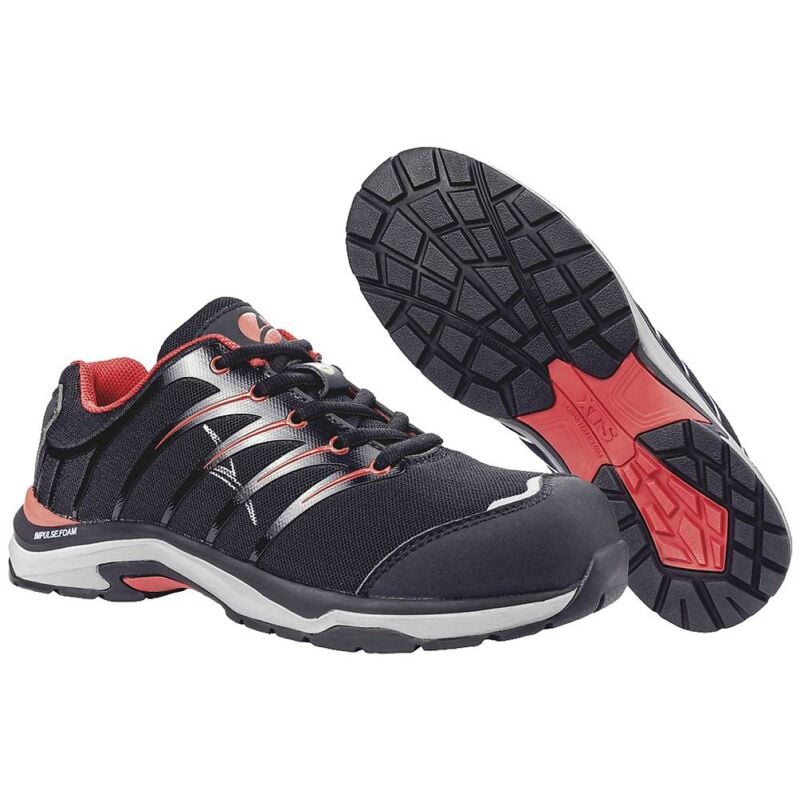 foto del prodotto twist red wns low esd hro src 645210 38 esd scarpe di sicurezza s1p taglia delle scarpe eu 38 nero, rosso 1 albatros