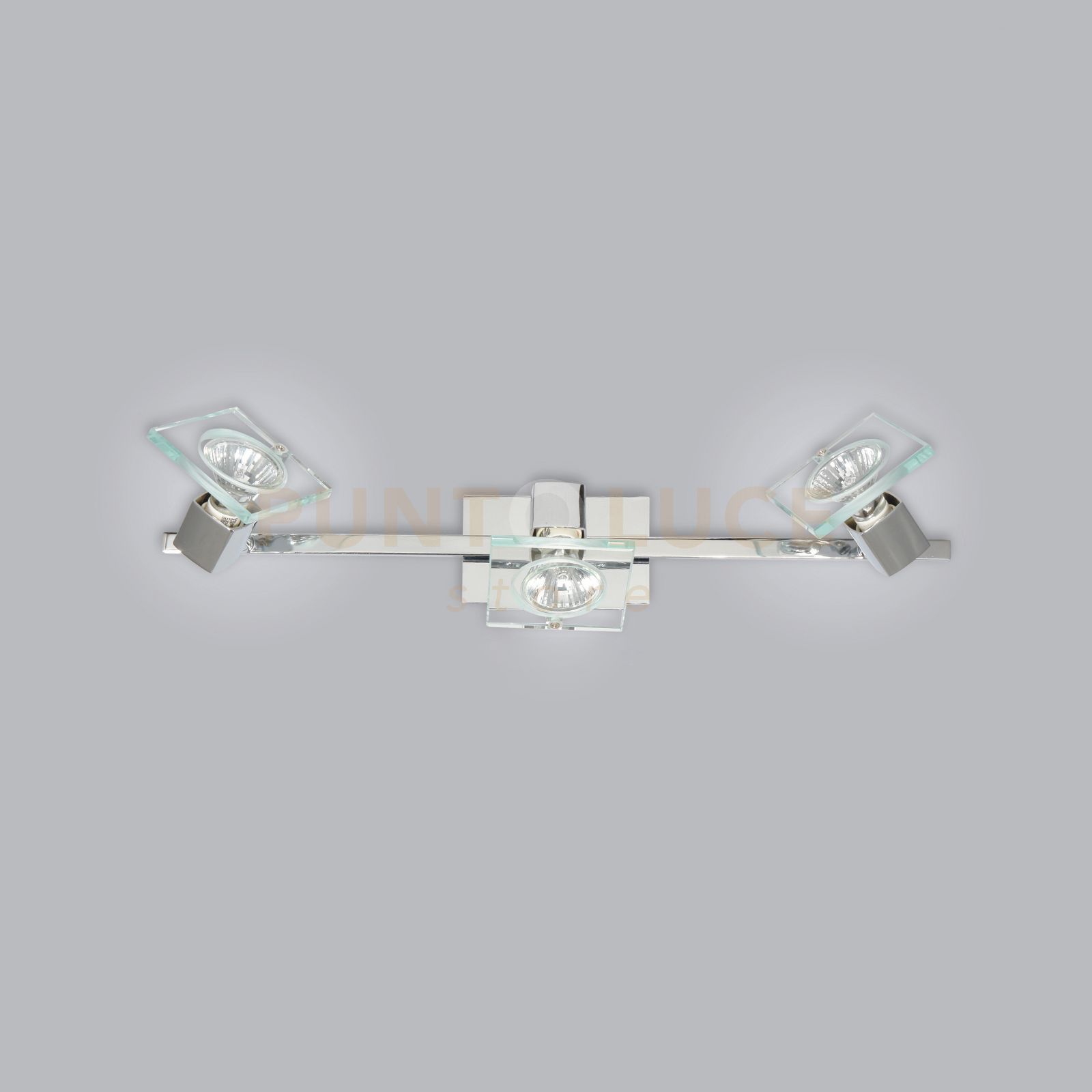 foto del prodotto two square faretto 3 luci 1031 f3