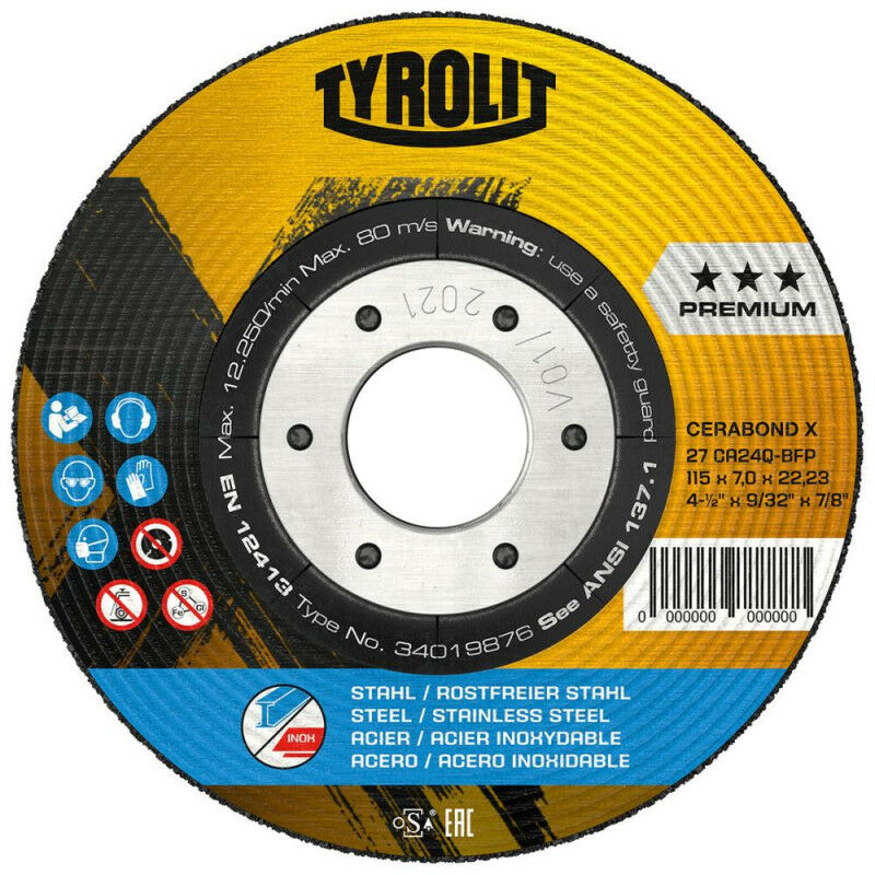 foto del prodotto tyrolit cerasbond disc dischole x230x4mm ca24q bfk tyrole