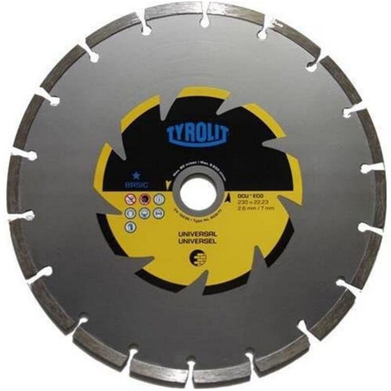 foto del prodotto tyrolit disco da taglio 115 x 1,8 x 22,23 mm