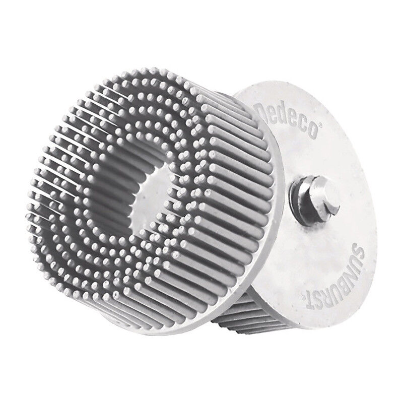 foto del prodotto tyrolit disque brosse radiale sunburst d.51mm k.120 a120 med b.51 blanc 25000min
