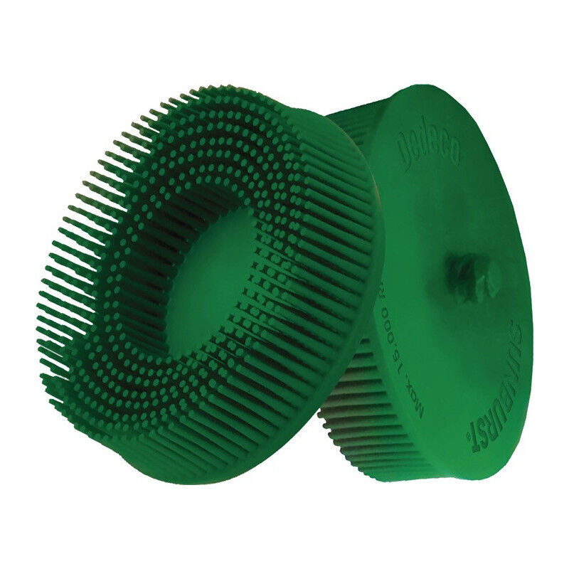 foto del prodotto tyrolit disque brosse radiale sunburst d.76mm k.50 a50 xcrs b.76 vert 20000min
