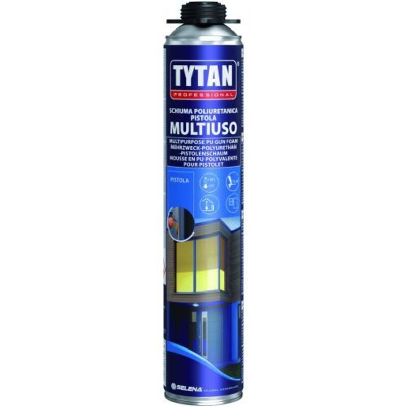 foto del prodotto tytan schiuma poliuretanica universale multiuso per pistola ml. 750 12 pz