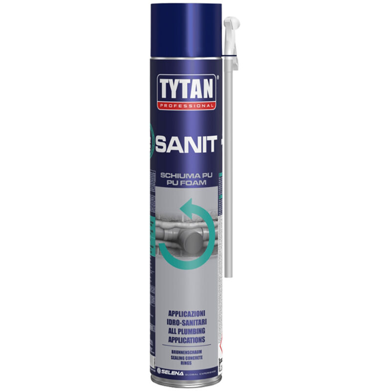 foto del prodotto tytan schiuma sanit multidirezionale manuale ergo 750 ml verde sanitari e pozzetti