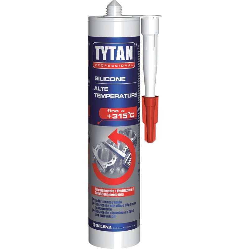 foto del prodotto tytan silicone alta temperatura ml. 300 nero tytan