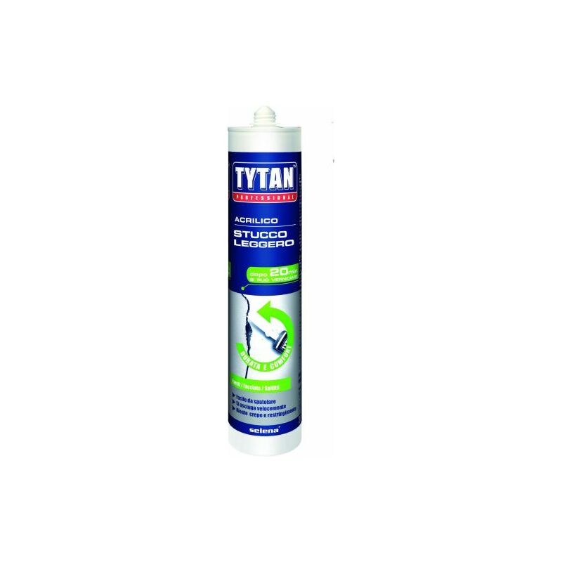 foto del prodotto tytan stucco leggero ml. 300 - col. bianco 12 pz