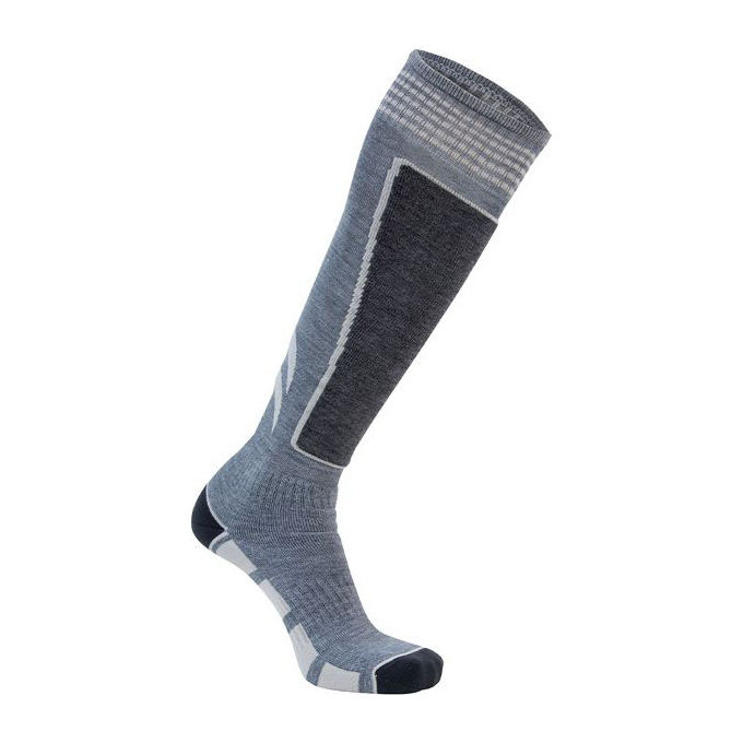foto del prodotto u power calze lunghe in lana merino polar grey silver taglia s m
