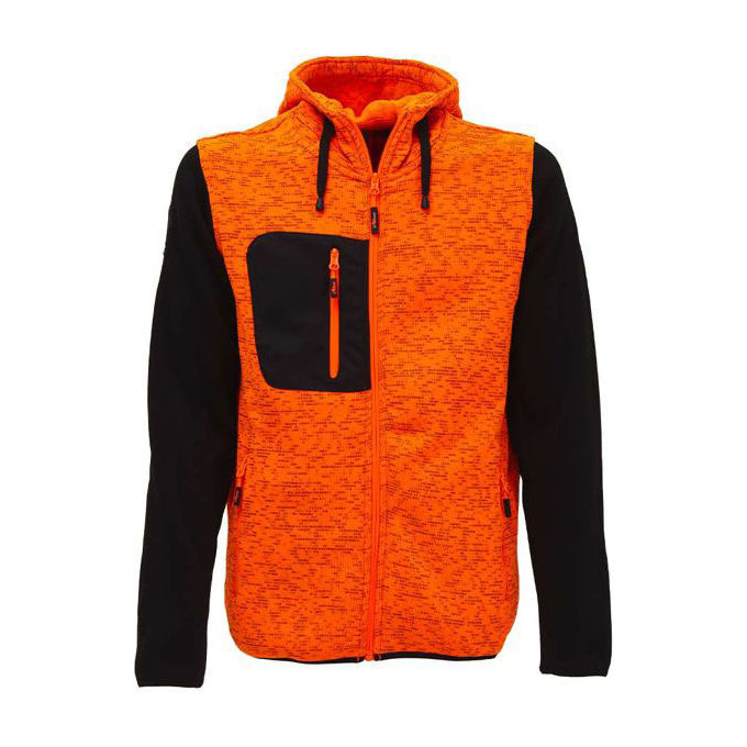 foto del prodotto u power felpa arancione fluo taglia s rainbow