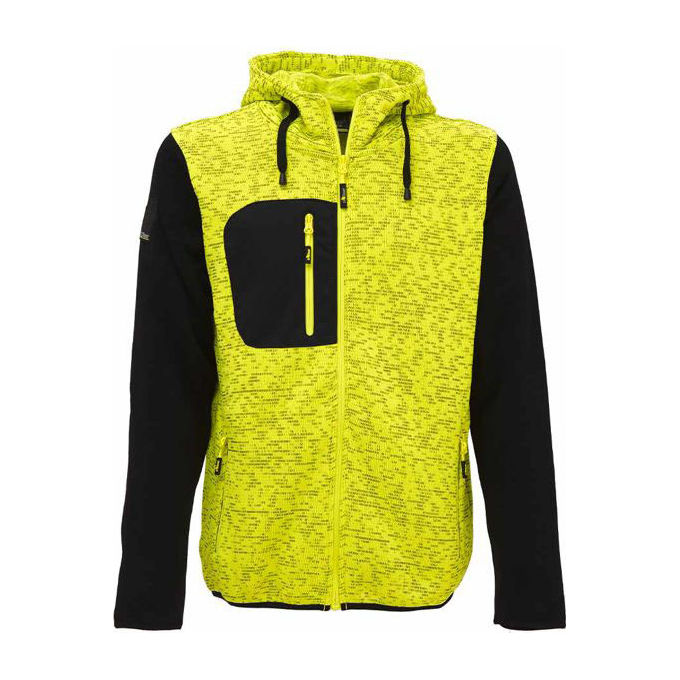 foto del prodotto u-power felpa giallo fluo taglia xxl rainbow