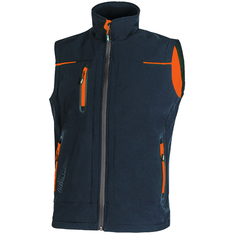 foto del prodotto u power gilet da lavoro invernale future universe deep blue carbon taglia xl