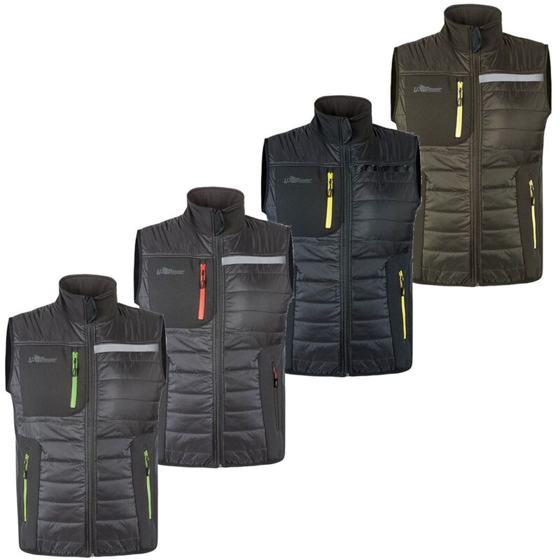 foto del prodotto u power gilet da lavoro wall idrorepellente m verde scuro