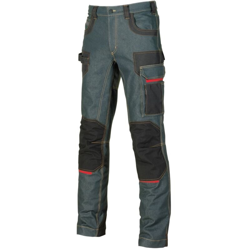foto del prodotto u power jeans da lavoro elasticizzato u power platinum blue 58