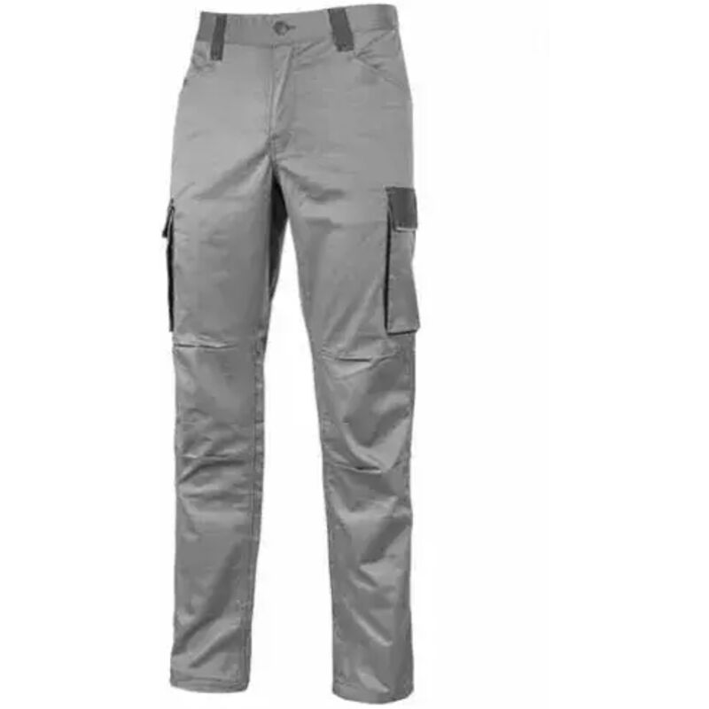 foto del prodotto u power pantalone cargo crazy in tc stretch slim fit tg.xl stone grey