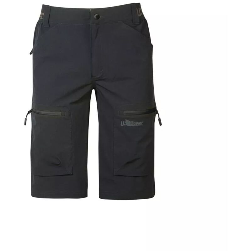 foto del prodotto u power pantalone da lavoro corto ares asphalt grey taglia 2xl