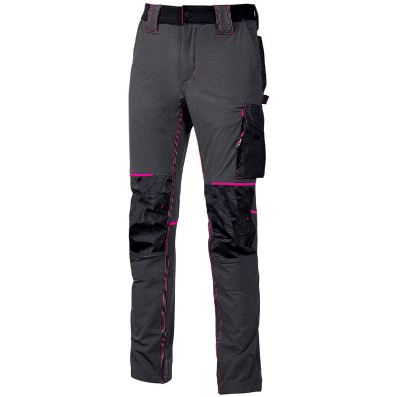 foto del prodotto u power pantaloni da donna upower atom grigio fuxia s