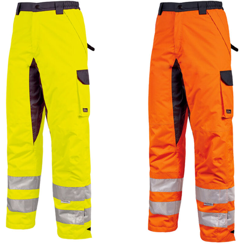 foto del prodotto u power pantaloni da lavoro alta visibilit subu s giallo