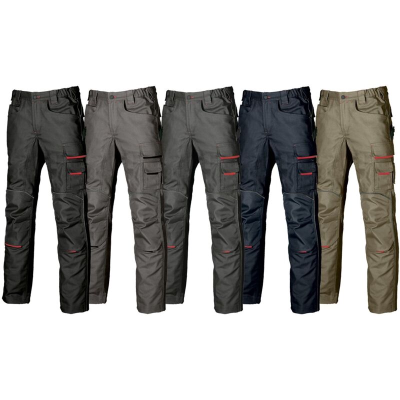 foto del prodotto u power pantaloni da lavoro free 48 eu grigio scuro