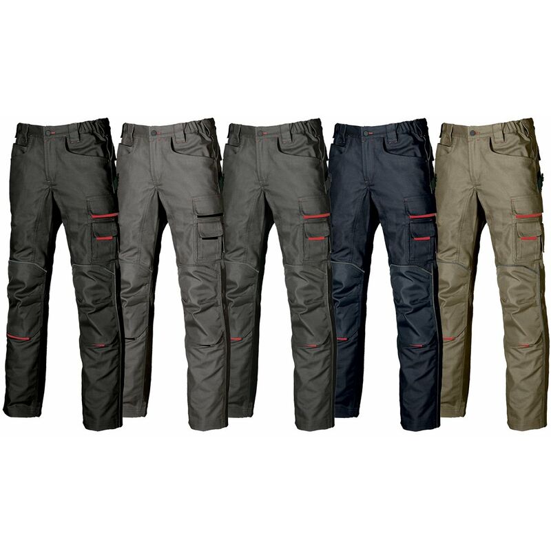 foto del prodotto u power pantaloni da lavoro free 52 eu grigio chiaro