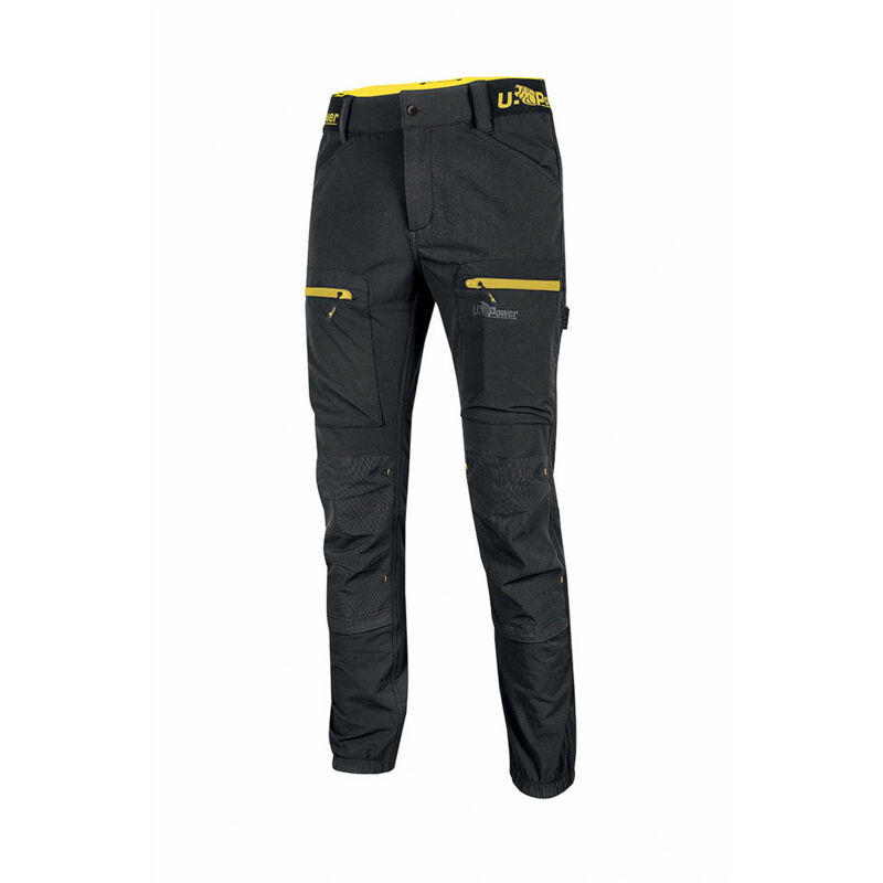 foto del prodotto u power pantaloni da lavoro harmony elasticizzati s nero