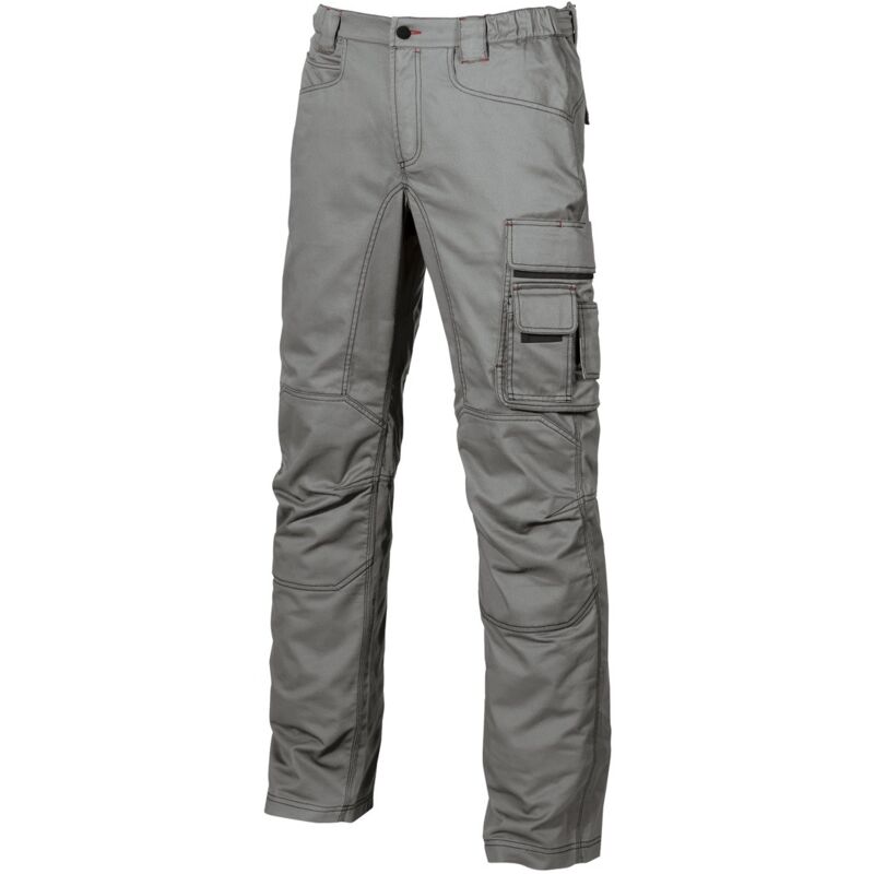 foto del prodotto u power pantaloni da lavoro u power smile stone grey grigio 54