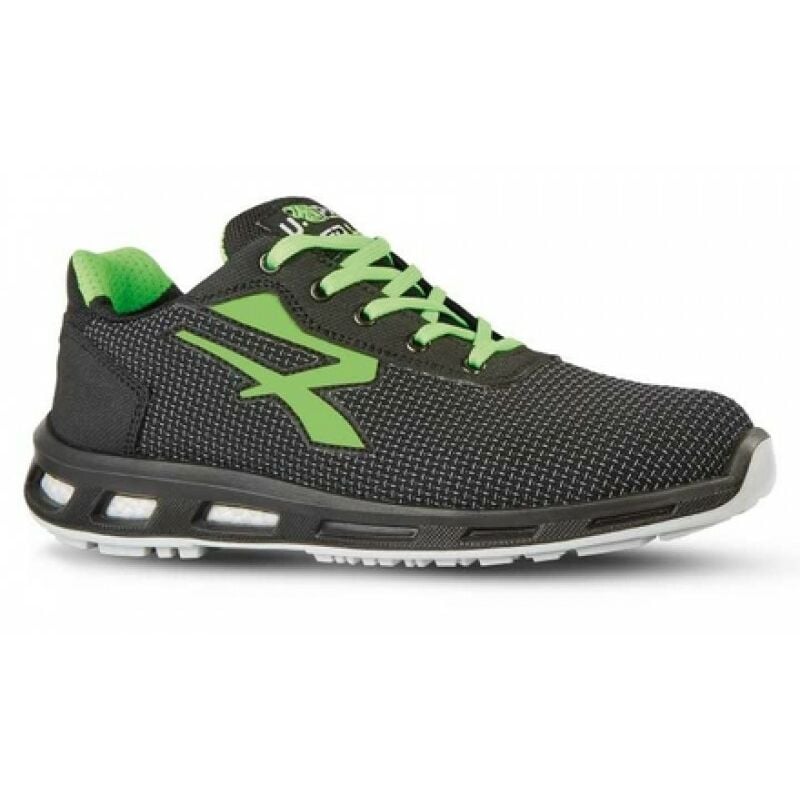 foto del prodotto u power red lion strong, scarpe antinfortunistiche unisex, scarpe da ginnastica in pelle leggere, flessibili, antiperforazione, con suola infinergy,