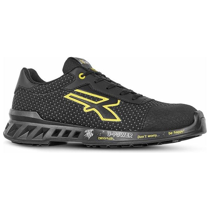 foto del prodotto u-power rv20014-41 scarpe antinfortunistiche leggere con puntale airtoe aluminium matt s3 src ci esd giallo-nere numero 41