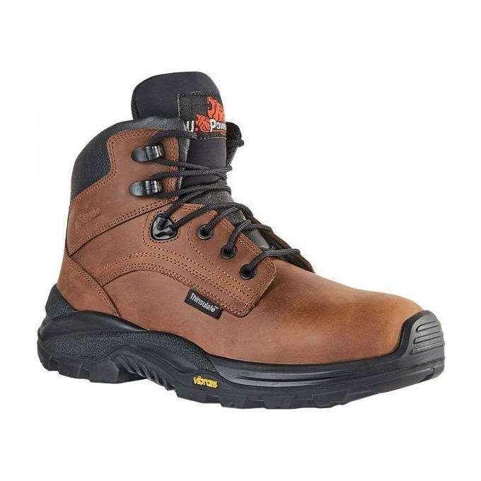 foto del prodotto u-power scarpe iron marrone alte numero 41 s3