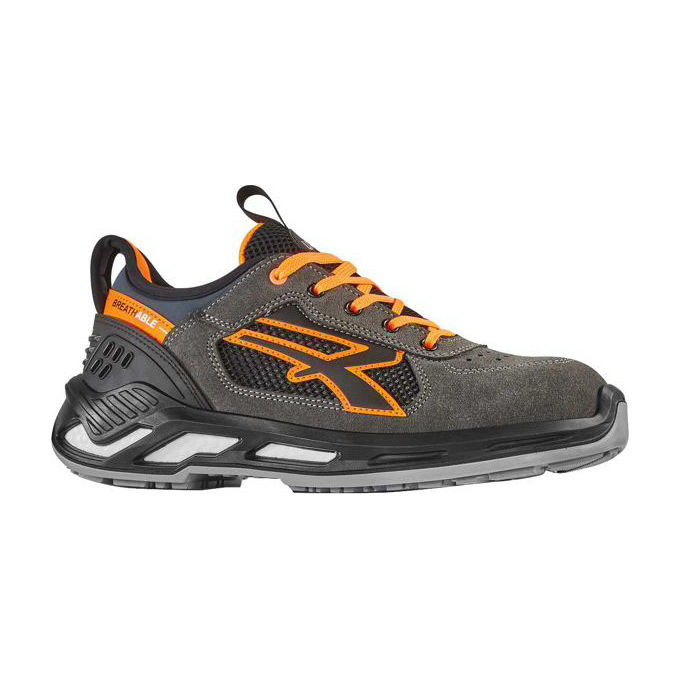 foto del prodotto u-power scarpe ryder grigio-arancio basse numero 43 s1p