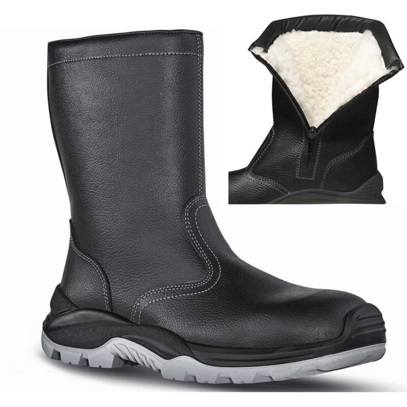 foto del prodotto u-power - stivali antinfortunistici foderati con calda lana u power siberian s3 nero 44