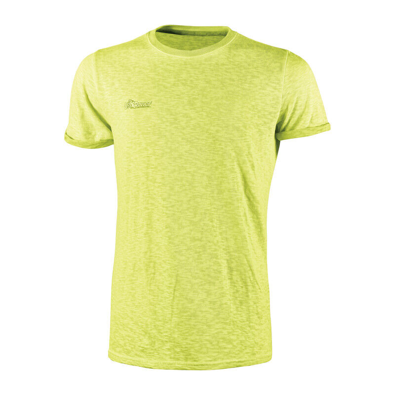foto del prodotto u power t shirt fluo giallo tg.l