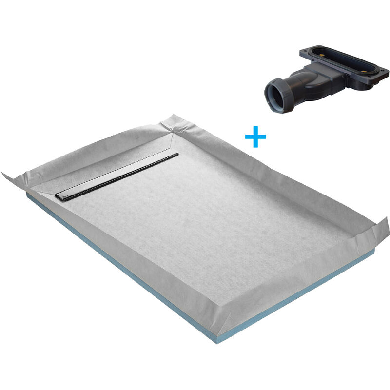 immagine 0 del prodotto u tile piatto doccia da piastrellare canale 100 x 100 cm