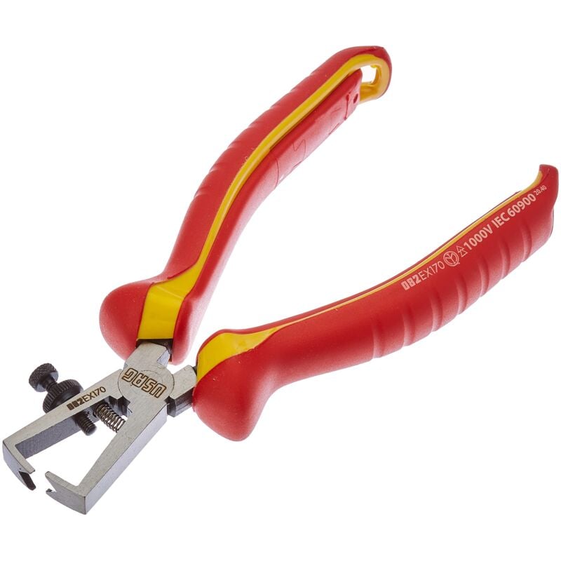 foto del prodotto u00820103 pinza spellafili isolata 1000v, rosso usag
