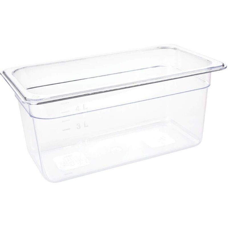 foto del prodotto u234 storage box, policarbonato, gn 1 3, 150 mm, trasparente vogue