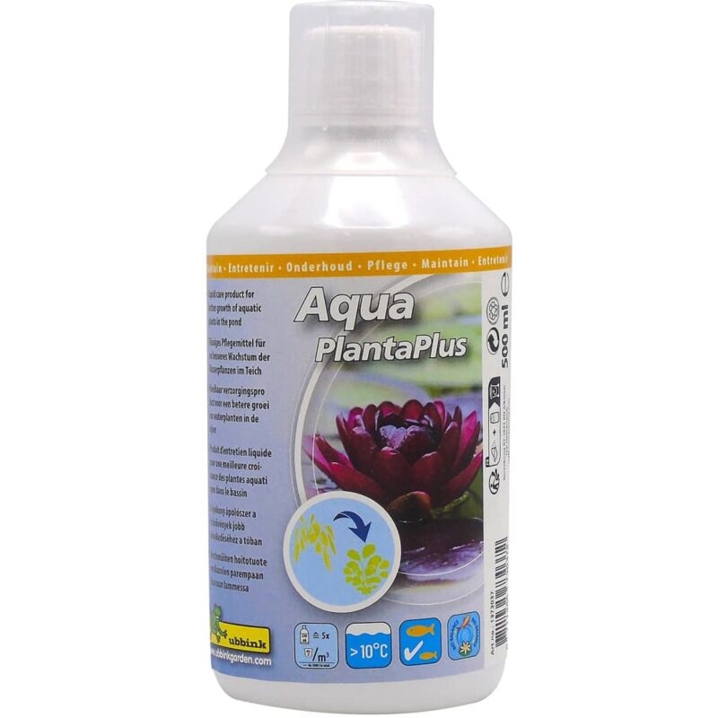 foto del prodotto ubbink trattamento acqua laghetto aqua planta plus 500ml per 10000l