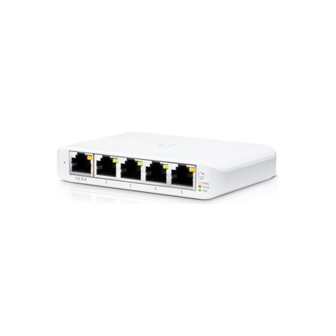 foto del prodotto ubiquiti networks unifi usw flex mini switch gestito gigabit ethernet 10-100-1000 supporto power over ethernet bianco