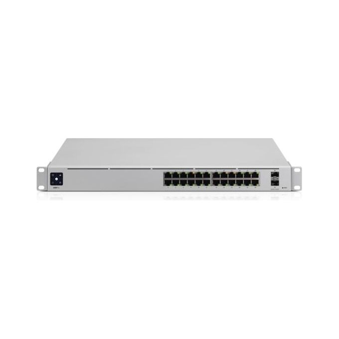 foto del prodotto ubiquiti networks unifi usw-pro-24 switch di rete gestito l2-l3 gigabit ethernet 10-100-1000 argento